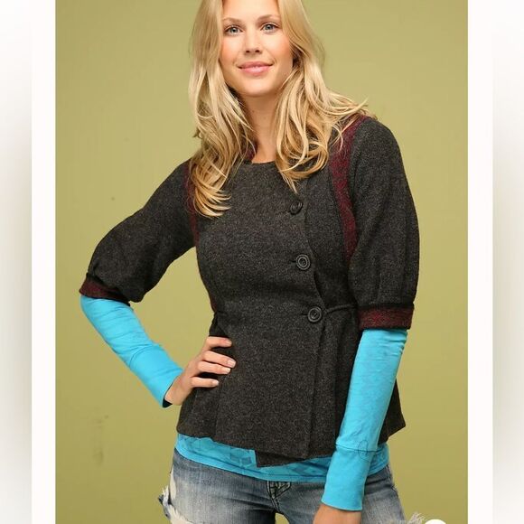 Touch of fairisle wool jacket free people - Picture 12 of 12